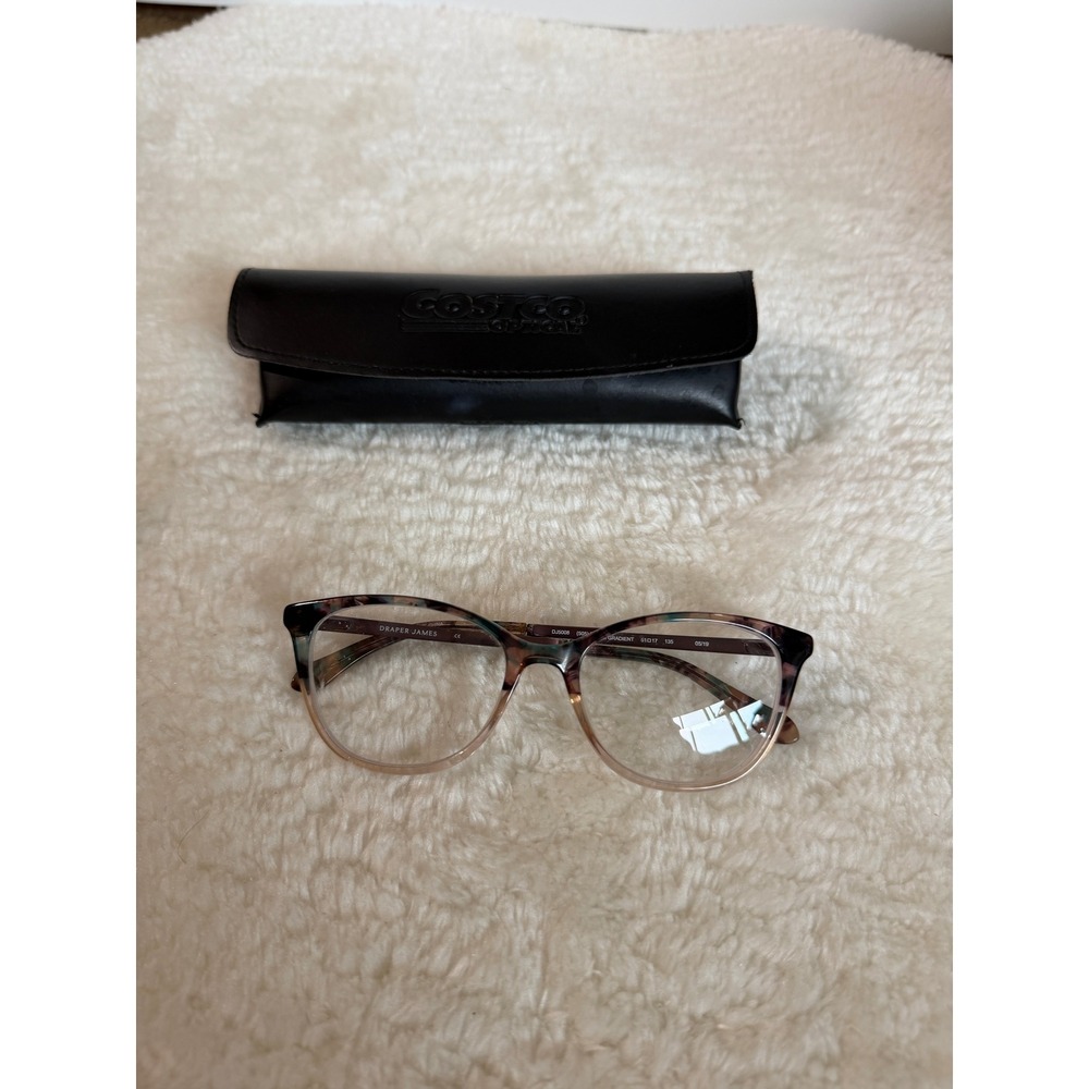 Draper James DJ5008 Plum Gradient Cat Eye Eyeglasses Frames 51-17-135